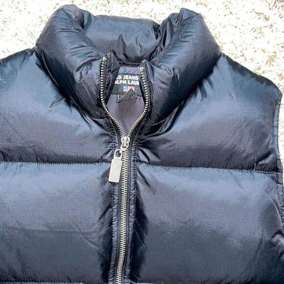 Polo Jeans Company Ralph Lauren Down Puffer Vest Mens Medium - Picture 2 of 14